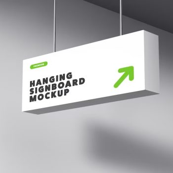 signboard printing Mockup